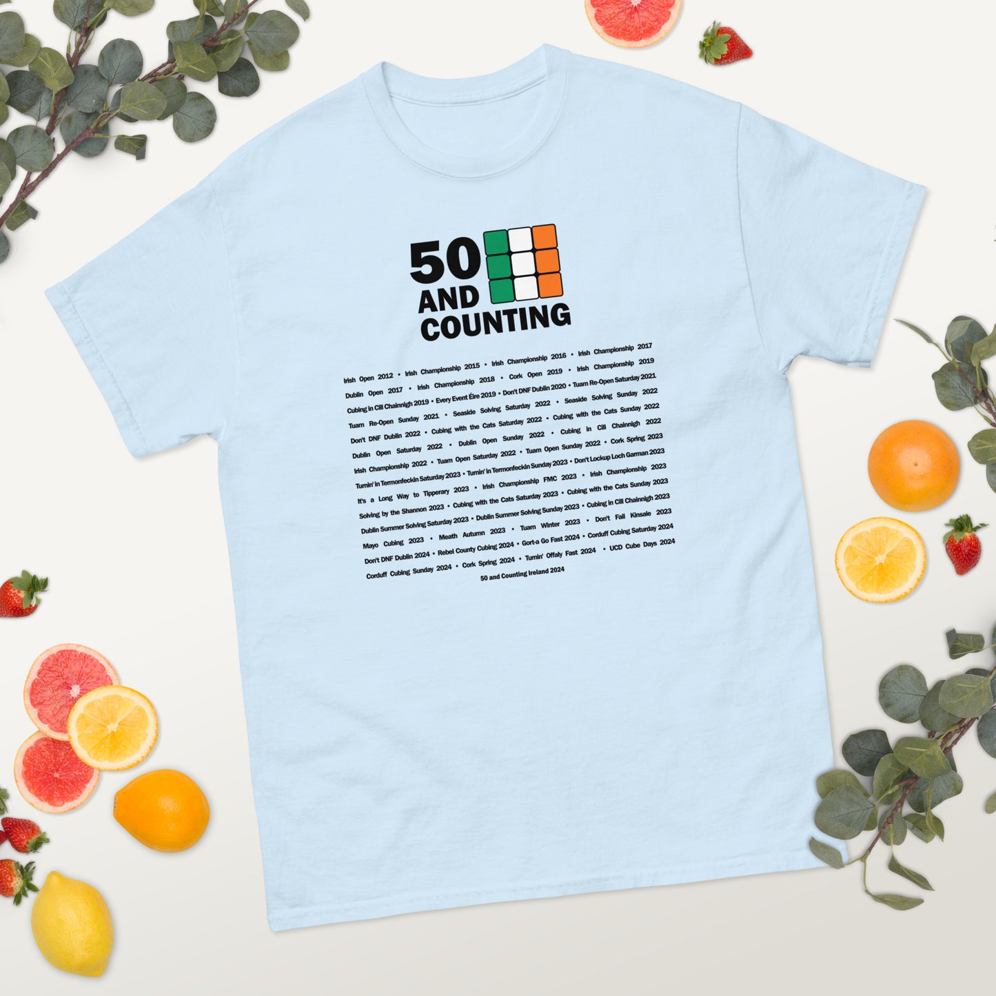 50 Comps TShirt (Light) | 50 and Counting