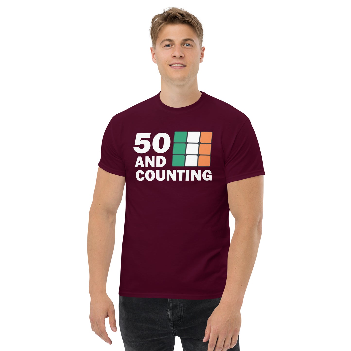 Comp Logo TShirt (Dark) | 50 and Counting