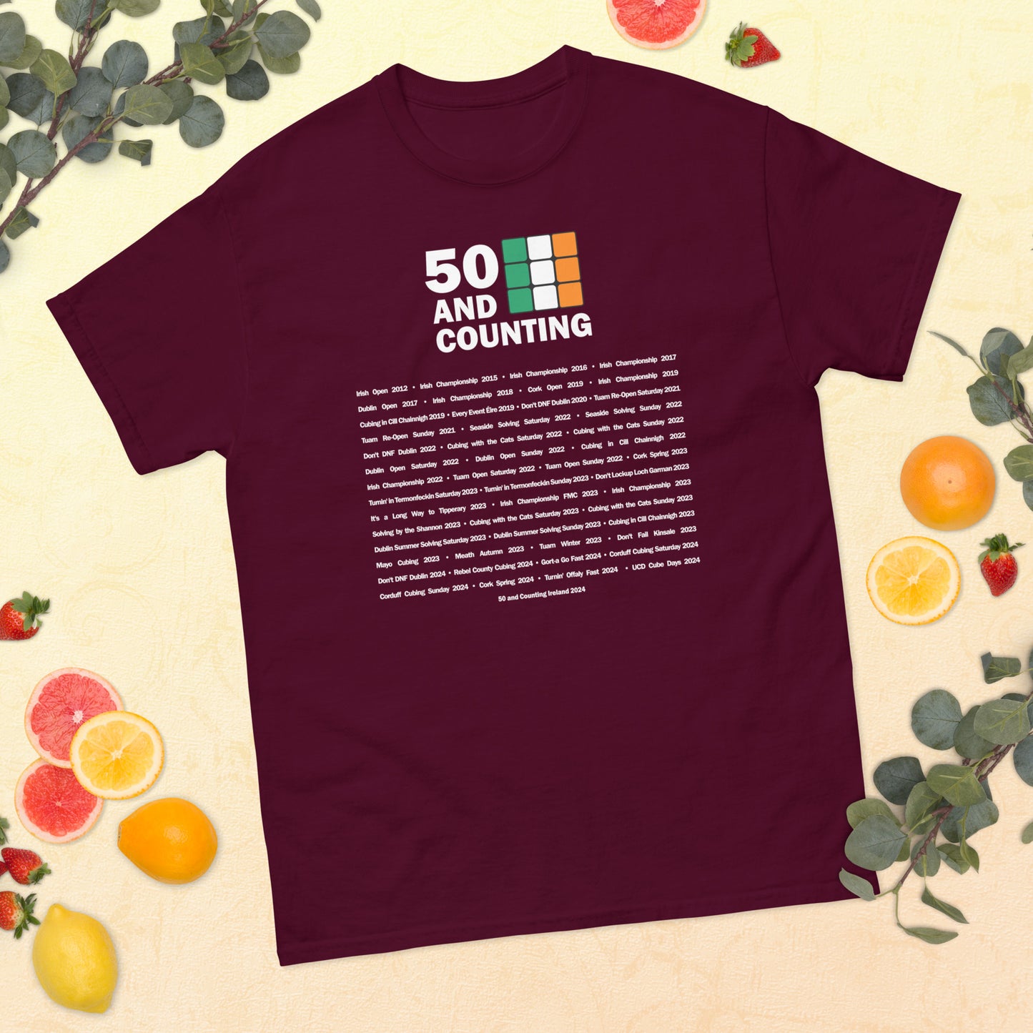 50 Comps TShirt (Dark) | 50 and Counting
